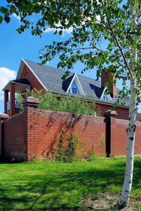 Bituumensindel katus - Hexagonal hall