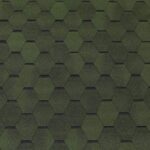 Bituumensindel katus – Hexagonal roheline