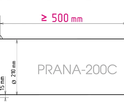 Efektiivne PRANA-200C soojustagastiga ventilatsiooniseade