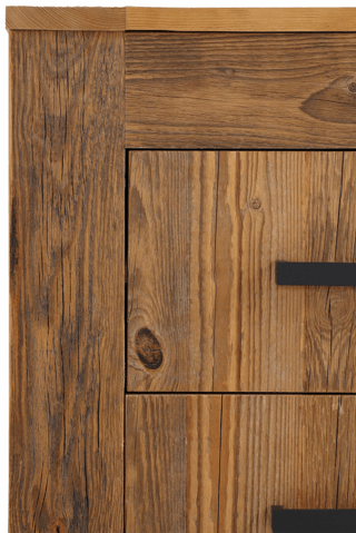 Vintage (antiik) stiilis taaskasutatud puidust kummut