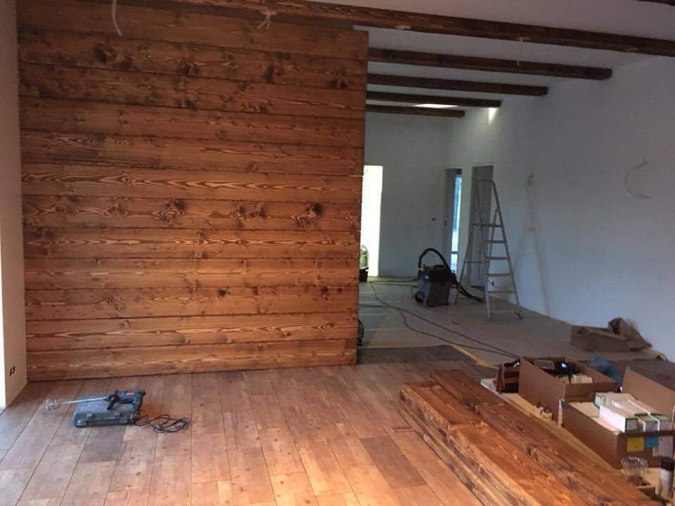 Palkprofiiliga voodrilaud paksusega 45mm