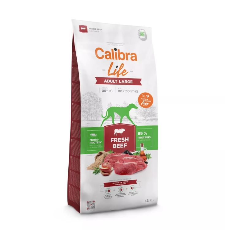 Calibra Dog Life Adult Large Fresh Beef 12kg