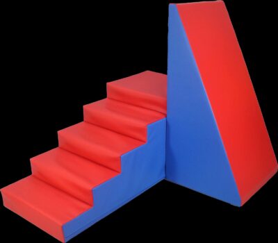 Mängumoodul trepp 1 punane/sinine