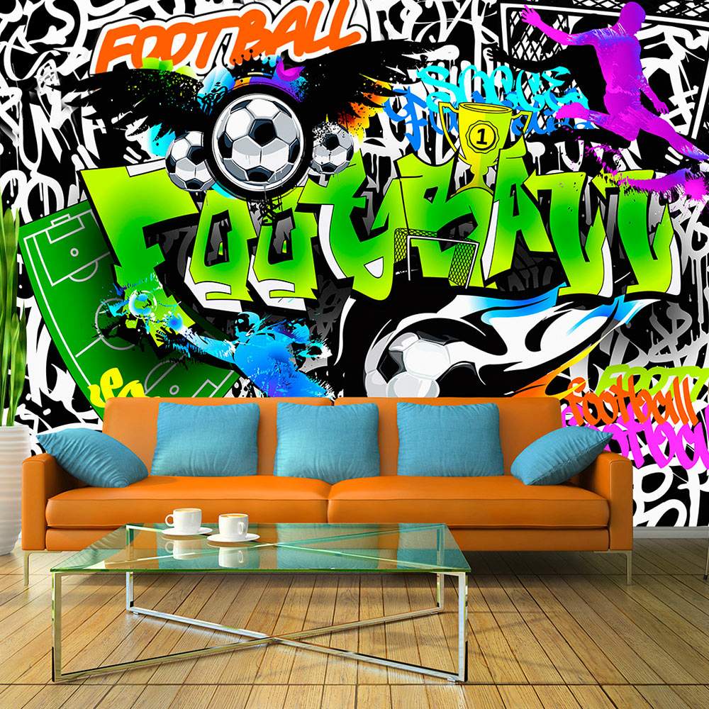 Fototapeet – Football Graffiti