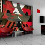 Fototapeet – Art composition in red