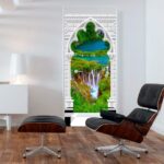 Uksetapeet – Photo wallpaper – Gothic arch and waterfall I