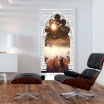 Uksetapeet – Photo wallpaper – Gothic arch and lake I