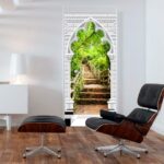 Uksetapeet – Photo wallpaper – Gothic arch and stone staircase I