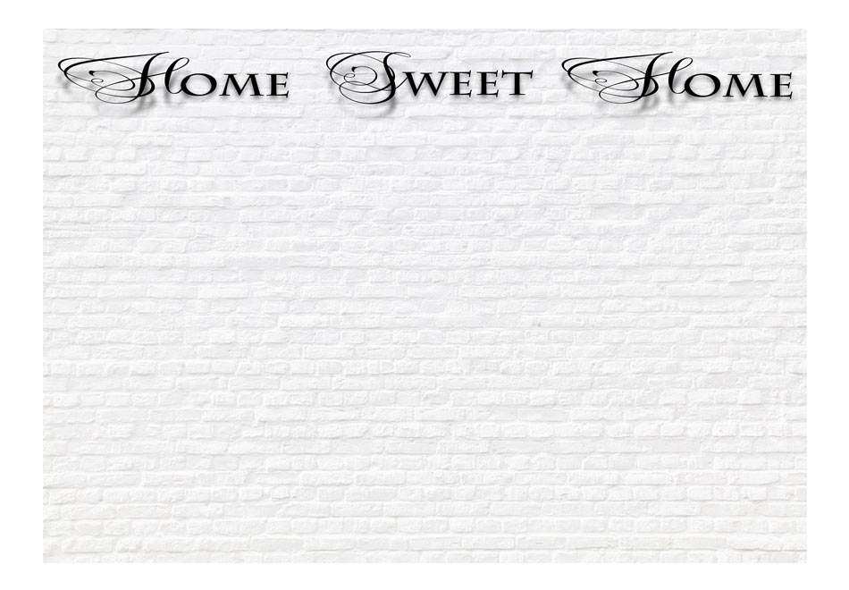 sweet home - white wall