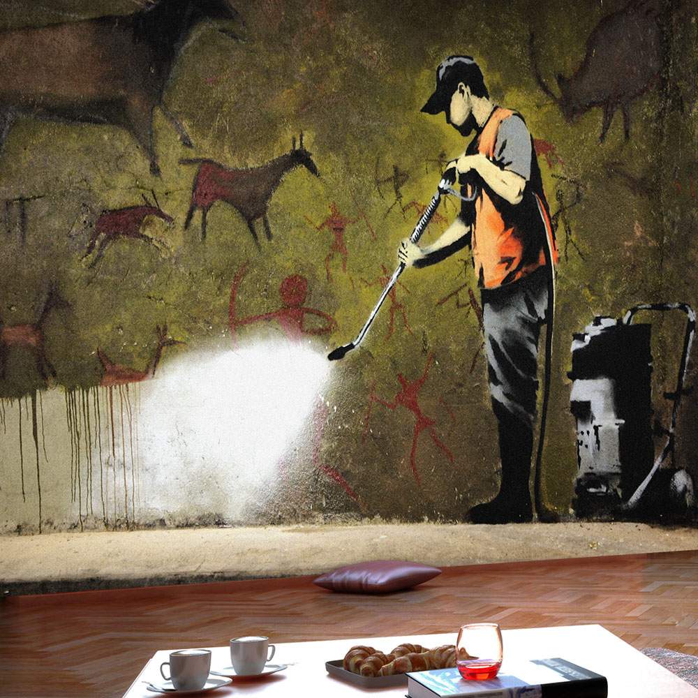 Fototapeet – Banksy – Cave Painting