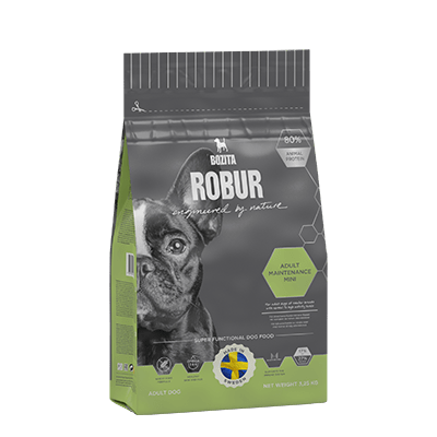 Bozita kuivtoit Robur Adult Maintenace Mini 3,25kg- täissööt väiksemat või keskmist kasvu koerale