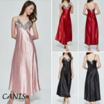Sexy-Lace-Lingerie-Dress-Women-Satin-Silk-V-Neck-Underwear-Nightgown-Nightdress-Sleepwear-Robe-Babydoll-Lingerie