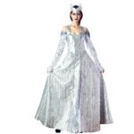 Wendywu-New-Design-Sexy-Women-Halloween-Queen-Costumes-Solid-Silver-Long-Sleeve-Long-Dress