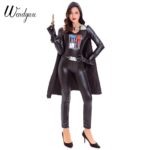 Wendywu-Special-Design-Sexy-Women-Long-Sleeve-Solid-Black-Jumpsuit-Dark-Emissary-Costumes
