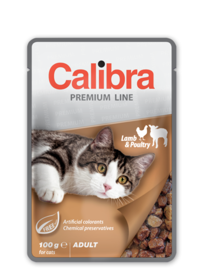Calibra Cat Adult Lamb & Poultry- einepakk täiskasvanud kassidele lamba- ja linnulihaga 100g