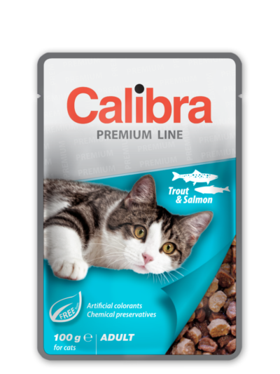 Calibra Cat Adult Trout and Salmon- einepakk täiskasvanud kassidele forelli- ja lõhega 100g