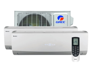 Õhksoojuspump Gree 2 siseosaga 5,4 kW - Lisakütteseadmena kuni 75 m²