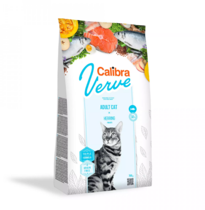 Calibra cat Verve GF Adult Herring 750g- Teraviljavaba kuivtoit täiskasvanud kassidele heeringaga