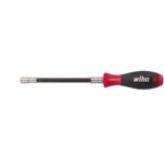 Screwdriver with bit holder SoftFinish clamping with retaining ring 1/4”x150mm