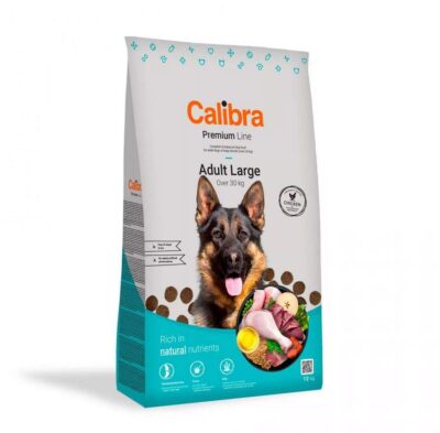 Calibra dog Premium Line Adult Large Breed Chicken- Täissööt täiskasvanud suuretõulistele koertele