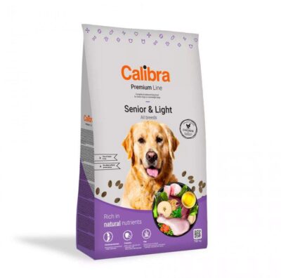 Calibra dog Premium Line Senior & Light Chicken- Täissööt eakatelele ning vähe liikuvatele koertele