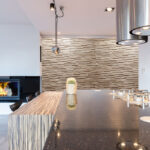 Ascetic atmosphere of a modern kitchen