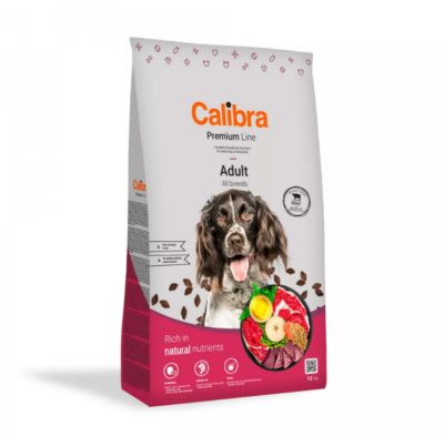 Calibra dog Premium Line Beef- Täissööt igat tõugu täiskasvanud koertele loomalihaga