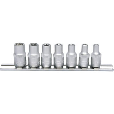 Padrun 1/4´´ komplekt Torx E4-E11 7 osa