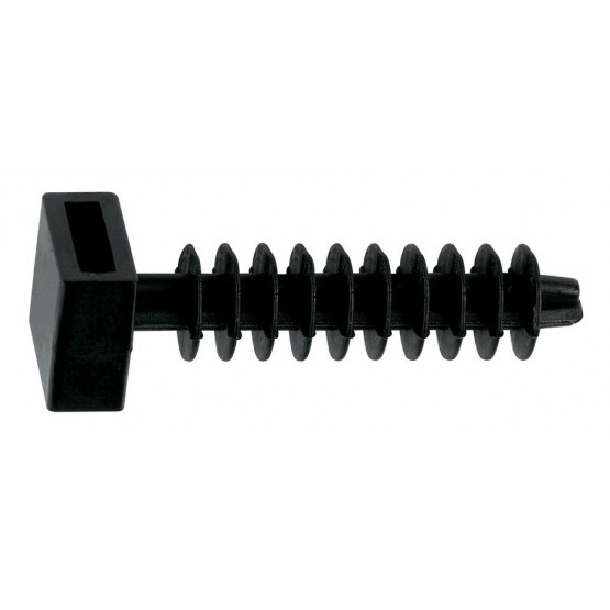 Cable tie plug 8×40 black (100 pce)