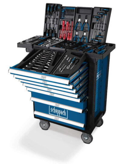 Tööriistakäru 7 sahtlit ja 263 tööriista ja tarvikut TW1000