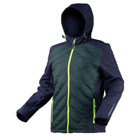 Softshell jacket with quilted panel PREMIUM size XL