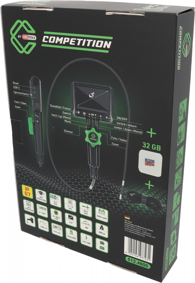 180° ja 0° HD esikaamera sondiga