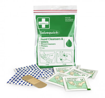 Haavapuhastuskomplekt plaastritega