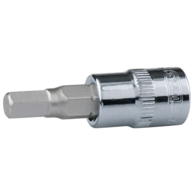 Otsakupadrun kuuskant 1/4´´ CHROME 2mm