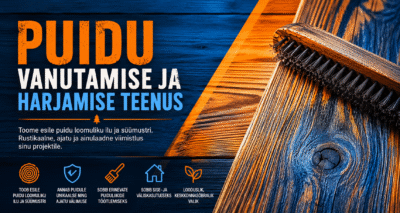 Puidu vanutamise ja harjamise teenus